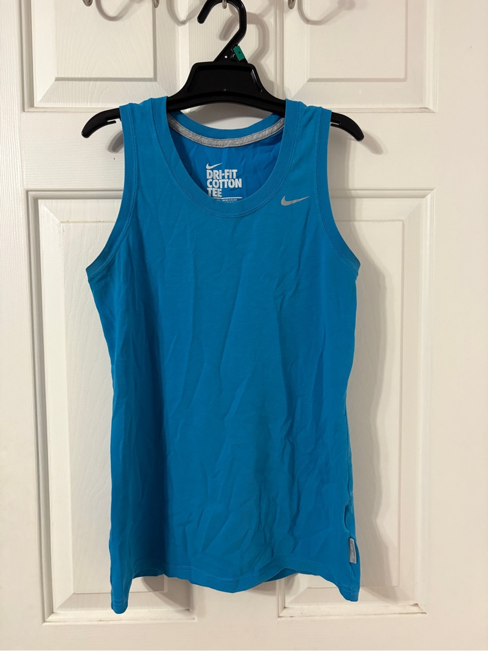 Nike Bright Blue Dri-FIT Cotton Tank Top
